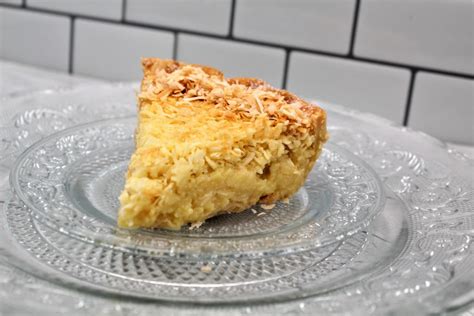 Coconut Buttermilk Pie - Doug Bakes