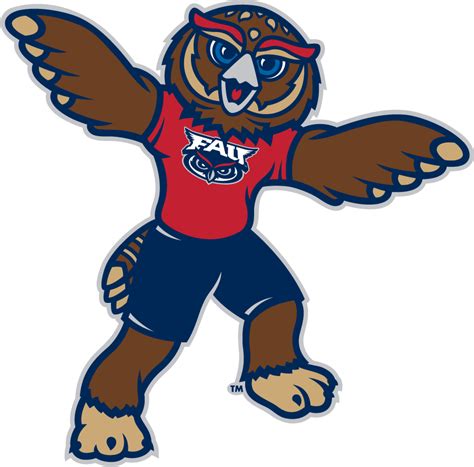 Florida Atlantic Owls Logo - Mascot Logo - NCAA Division I d-h (NCAA d ...