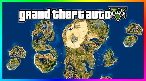 Awesome GTA 5 'Mega World' Concept Map!! 8x Size Of Current Los Santos ...