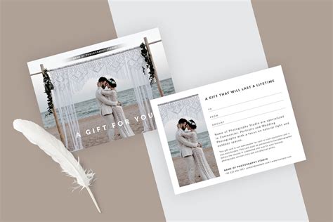 Photography Gift Certificate Template (429100) | Flyers | Design Bundles