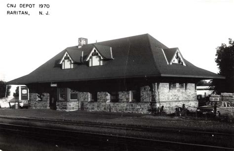 Raritan New Jersey Train Station Depot Real Photo Vintage Postcard ...