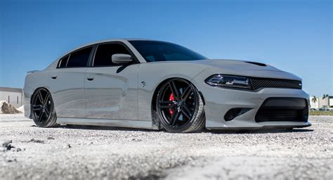 Dodge Charger SRT Hellcat Gets Ultra-Low Suspension, New Wheels | Carscoops