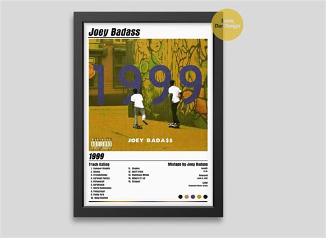 Joey Badass 1999 Album Cover Poster | Etsy