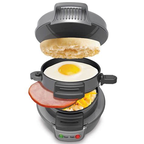 Hamilton Beach Breakfast Sandwich Maker - Gray - 25475