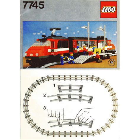 LEGO High-Speed City Express Passenger Train Set 7745 Instructions ...