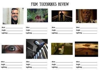 Film Techniques Review by Miss B's Resources | TPT