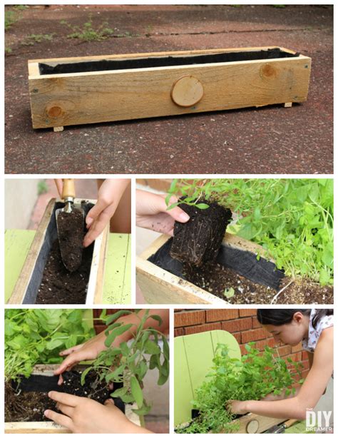 DIY Planter Boxes for Herbs - How to make a planter box - The DIY Dreamer