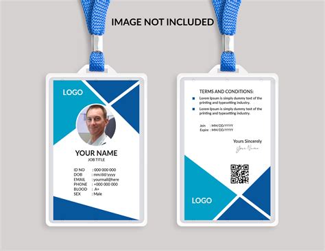 Id Card Template Vector Art, Icons, and Graphics for Free Download