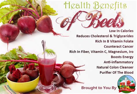 Health Benefits of Beets - Earth Man Farm