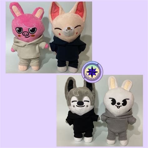 Stray Kids SKZOO Hoodie Set Skzoo Clothes 20 Cm Doll - Etsy