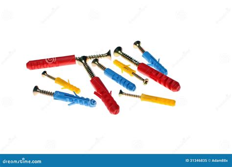 Dowels sizes different stock image. Image of isolated - 31346835