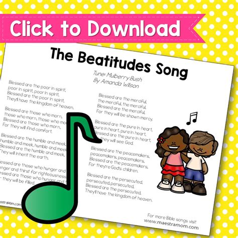 Teachings of Jesus - Bible Songs for Kids - Maestra Mom