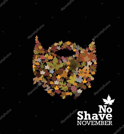 No shave november logo design Stock Vector Image by ©Sky-Designs #130199458