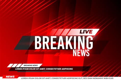 Breaking news template design | Free Vector