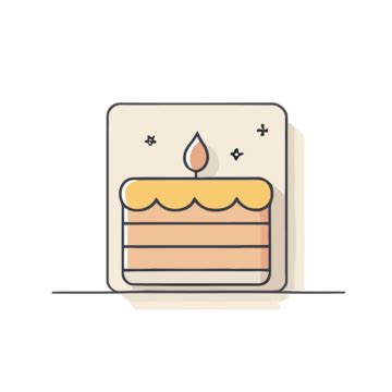 80th Birthday Cake Flat Design Vector, A Lineal Icon Depicting 80th ...