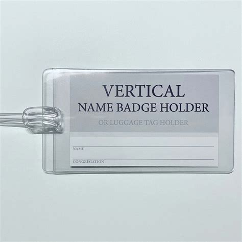 Convertible Vertical Badge Holder