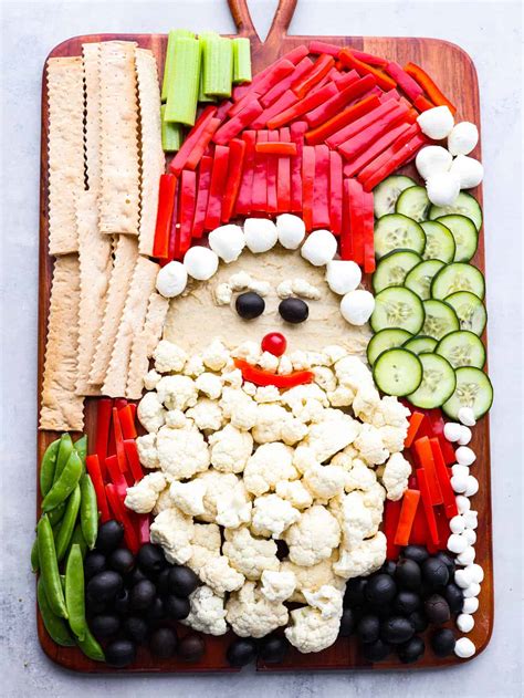 Santa Veggie Tray | The Recipe Critic