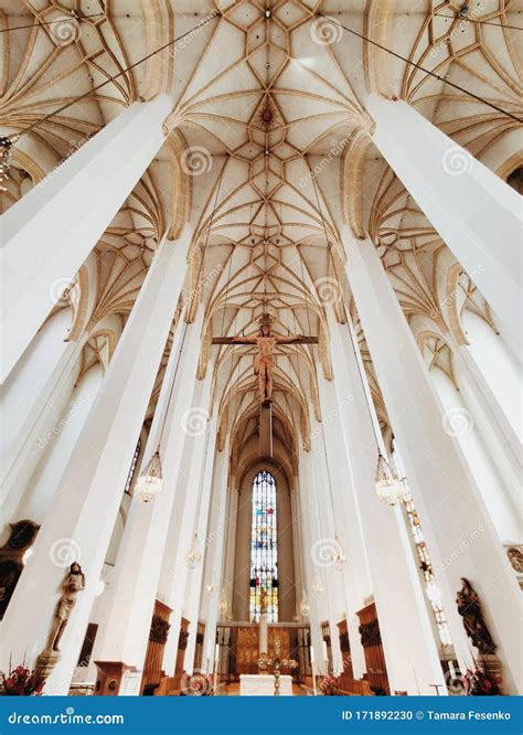 Munich, Germany - June 28, 2019: Interior of Frauenkirche or Cathedral ...