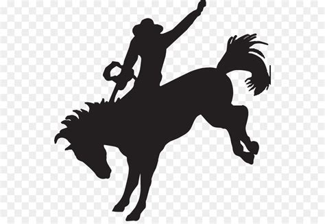 Free Bucking Horse Silhouette, Download Free Bucking Horse Silhouette ...