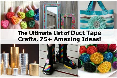 The Ultimate List of Duct Tape Crafts, 75+ Amazing Ideas!