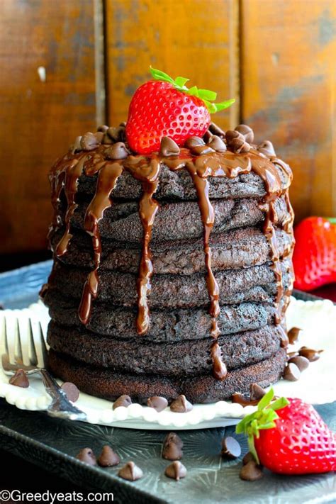 Chocolate Pancakes - Greedy Eats