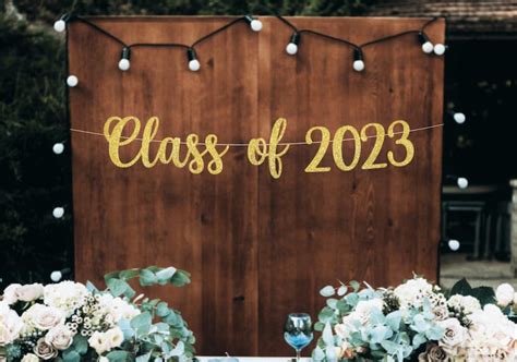 Graduation Banner Class of 2023 Banner Graduate 2023 Banner - Etsy