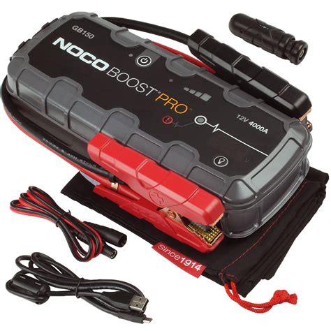 NOCO Boost HD GB150 4000 Amp 12-Volt UltraSafe Portable Lithium Car ...