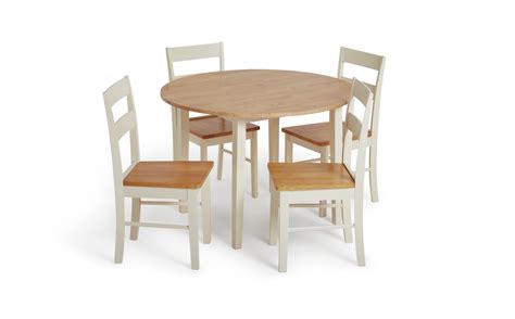 Argos Home Chicago Round Solid Wood Dining Table & 4 Chairs Reviews