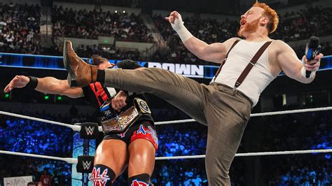 Sheamus silences Austin Theory with a Brogue Kick: Smackdown highlights ...