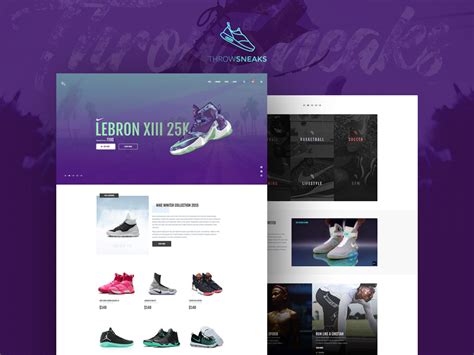 eCommerce Shoe Store Website Template Free PSD – Download PSD