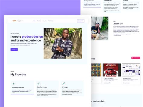 Personal portfolio website (Community) | Figma Community