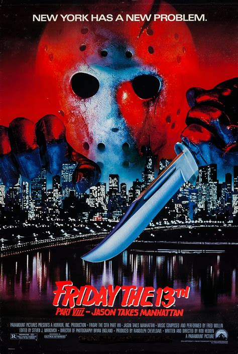 Friday the 13th Part VIII (#2 of 2): Mega Sized Movie Poster Image ...