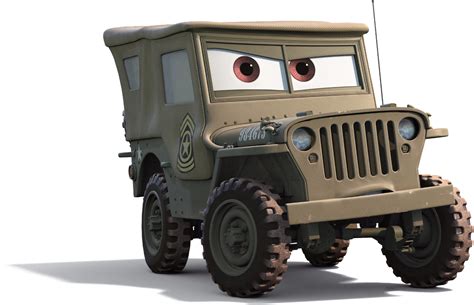 Sarge (Cars) - Pixar Wiki - Disney Pixar Animation Studios