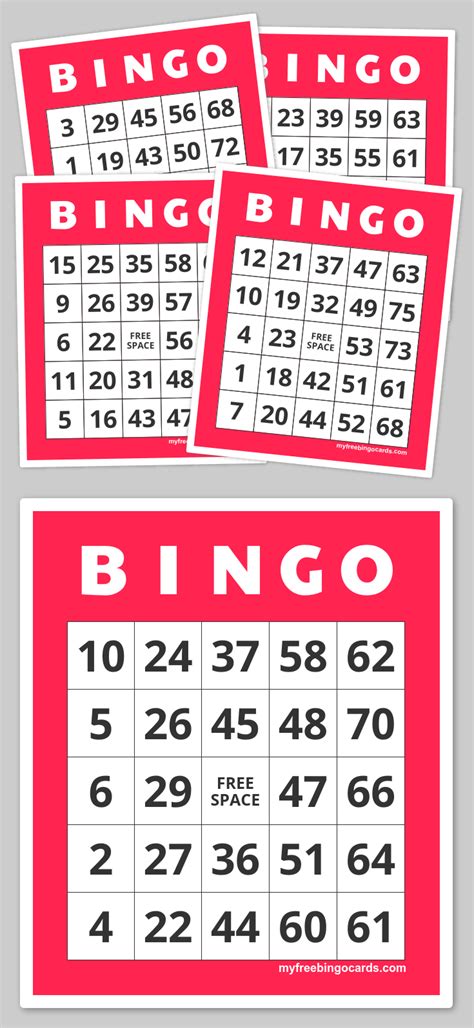 Free Printable Bingo Card Generator - Customize and Print