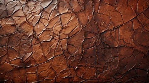 Premium AI Image | a brown leather cover with a pattern of a brown leather.