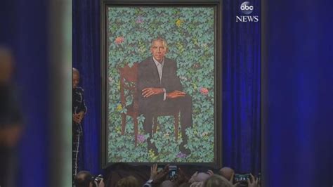 National Portrait Gallery unveils Obama portraits Video - ABC News