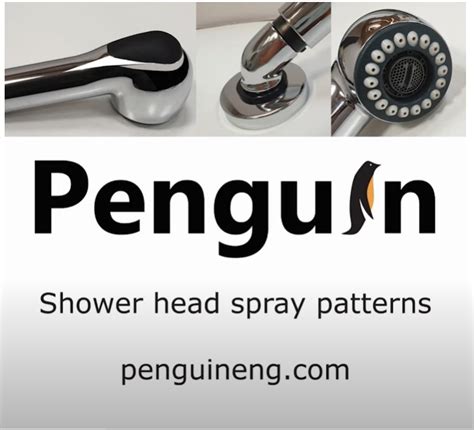 Barka Marine shower head spray patterns - Penguin Engineering