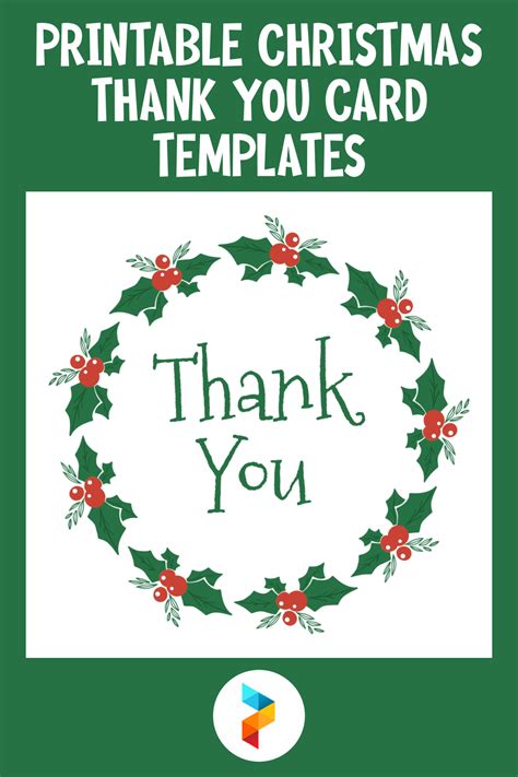 Christmas Thank You Card Templates Free - Toptemplate.my.id