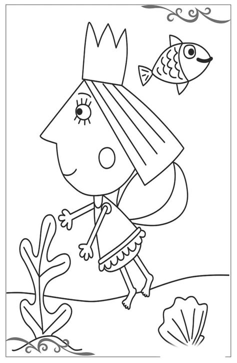 Ben And Holly's Little Kingdom Coloring Page - Free Printable Coloring ...