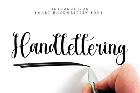 hand lettering fonts - comofont