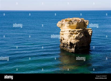 Algarve coastline view Stock Photo - Alamy