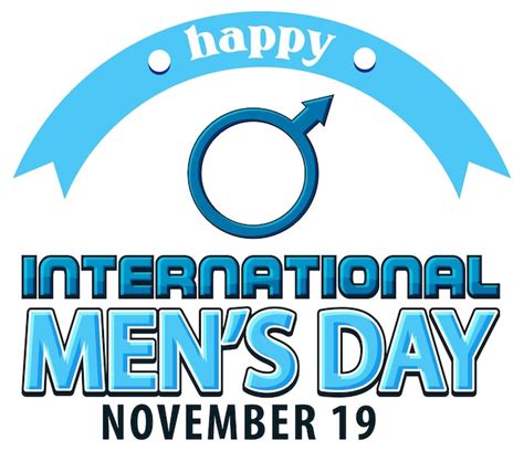 Free Vector | International Mens Day Poster Design