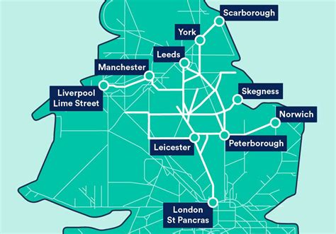 East Midlands Trains Map