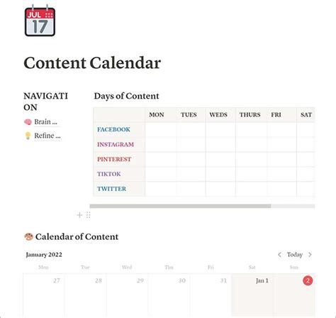 8 Best Notion Schedule Templates - TechWiser