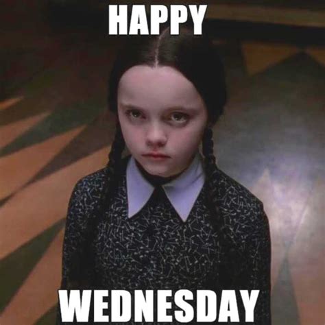 Wednesday Addams Halloween Meme