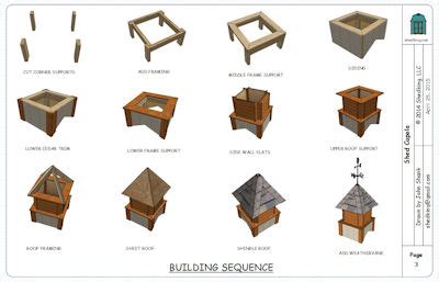 Free Cupola Plans For Your Neat Shed