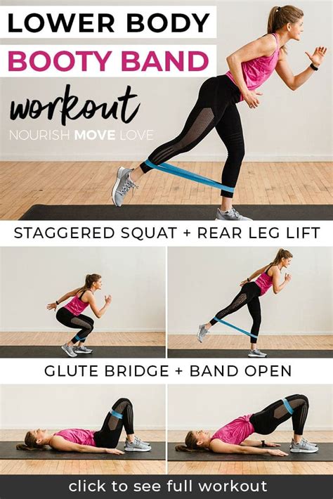 Printable Resistance Band Leg Workouts