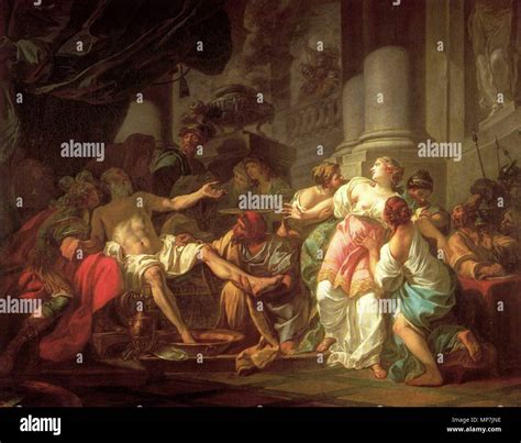 The Death of Seneca 1773. 690 Jacques-Louis David - The Death of Seneca ...