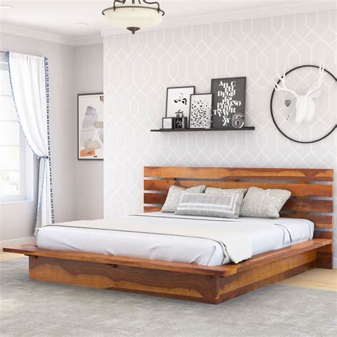 Flagstaff Handcrafted Solid Wood Platform Bed