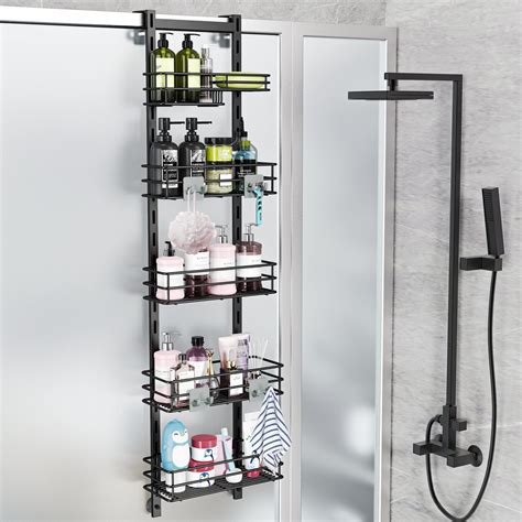 Orimade Over the Door Shower Caddy Adjustable Hanging Organizer Shelf ...